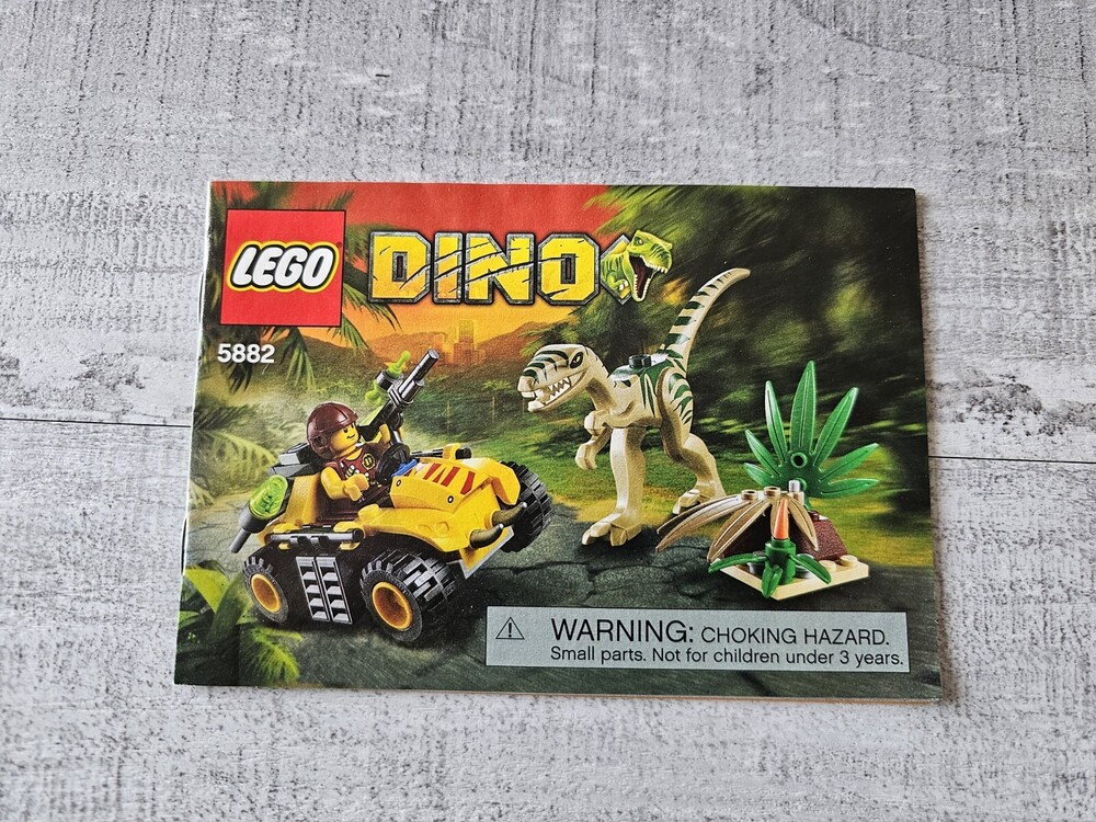 LEGO Dino: Ambush Attack (5882) Instruction Manual Booklet Only